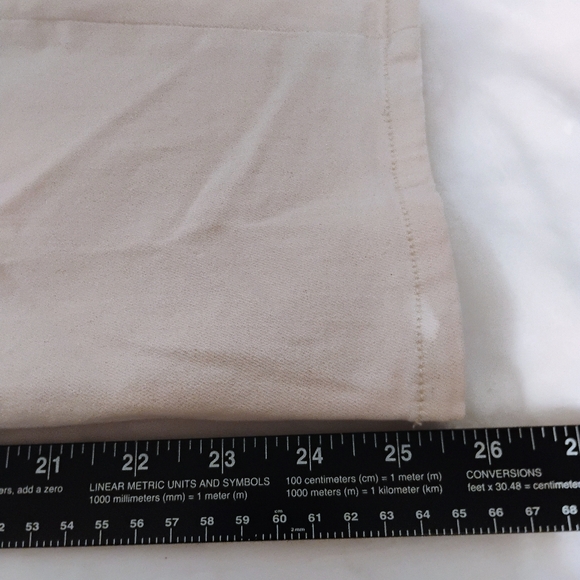 Dear John Ivory Jeans Pants Womens 12 (31) Blaire Straight Leg Stretch Preppy B - Picture 7 of 8